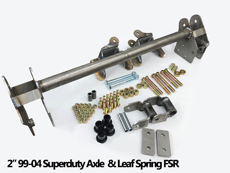 Shackle Reversal Kits (Super Duty spring) - 1992-1997 Ford F250/F350