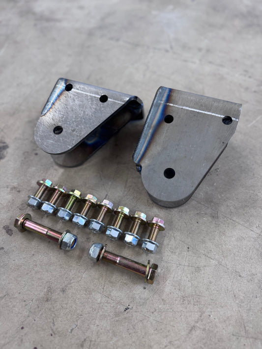 Carrick Customs Fabricated Twin Traction Beam Pivot Brackets - 1980-1997 Ford F-Series