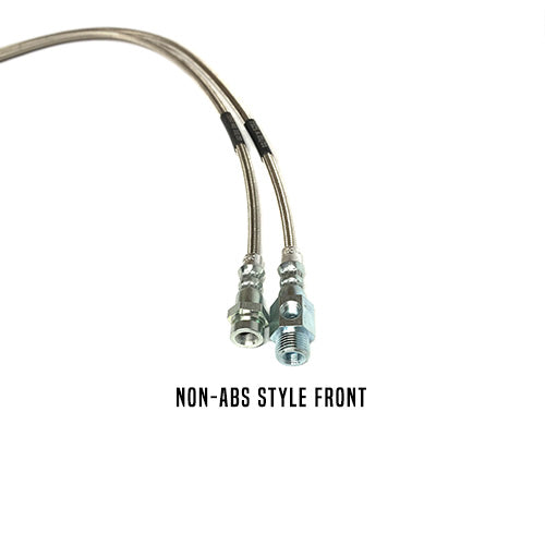 Desolate Motorsports Extended Stainless Front Brake Line Kit - Straight Axle Conversion or Extended Width Beams