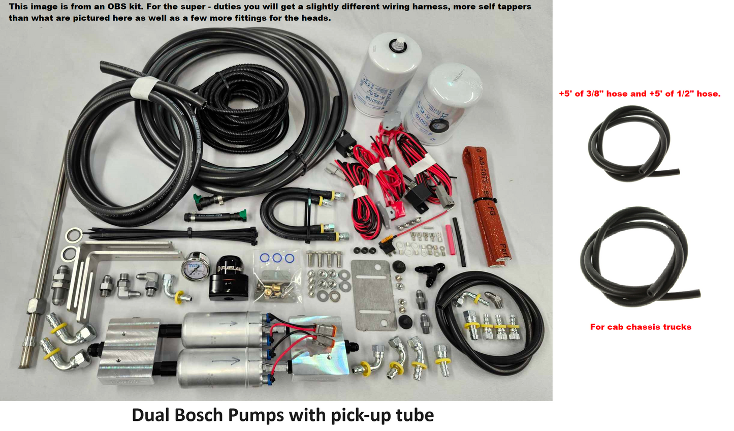 Marty's Diesel Super Duty Dual Bosch Fuel Kit