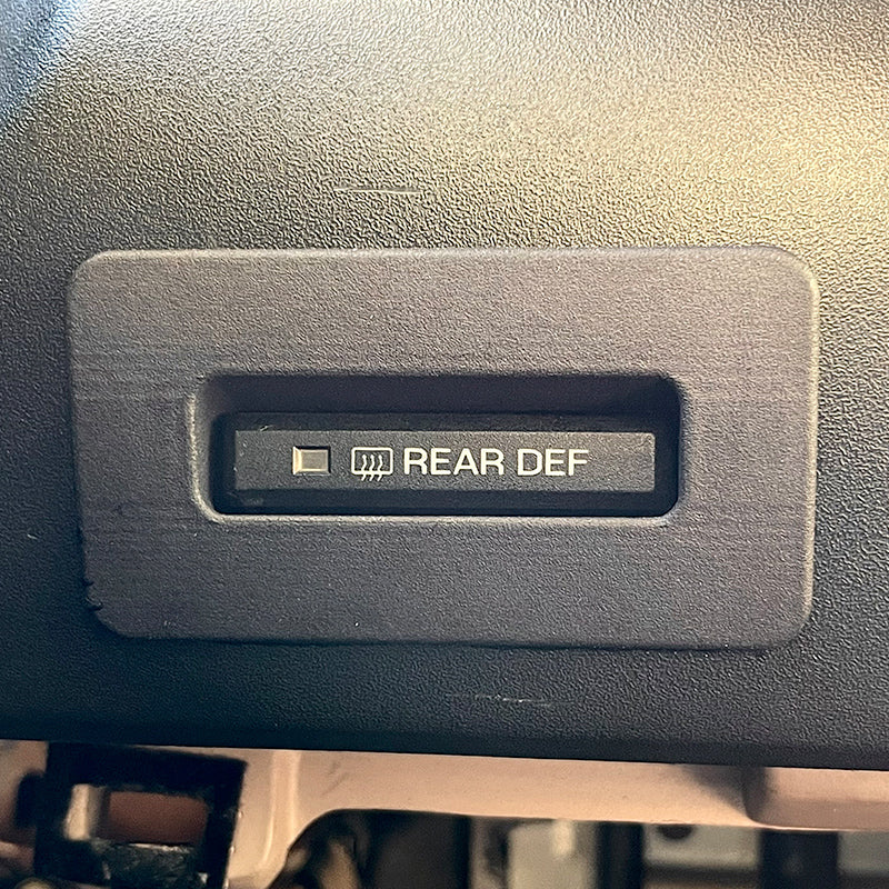 Rear Defroster Button Overlay / Ford Bronco