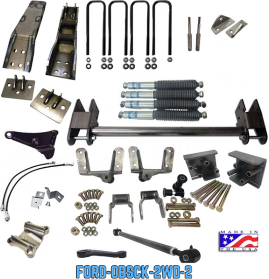 2WD to 4WD Conversion Kit for OBS Dana 60 Axle - 1992-1997 Ford F-Series