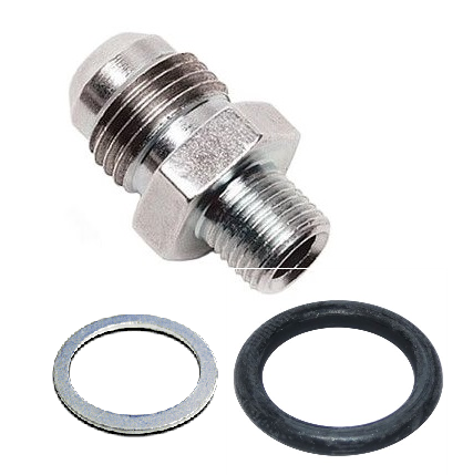 Marty's Diesel Billet base adapter fitting for Walbro and Bosch pumps