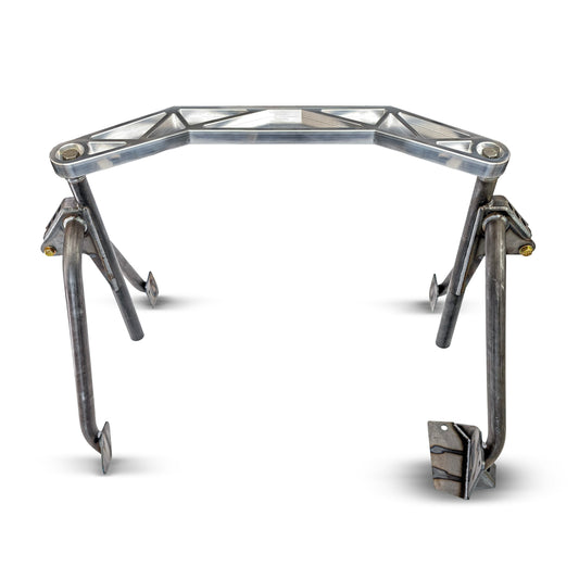 Desolate Motorsports Straight Axle Shock Hoops with Trac Bar Mount - 1980-1996 Ford F150/Bronco