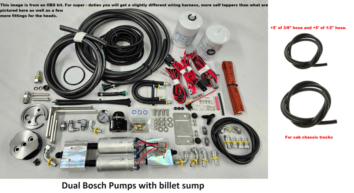 Marty's Diesel Super Duty Dual Bosch Fuel Kit