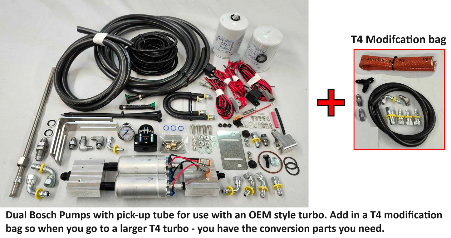 Martys Diesel OBS E-Fuel Dual Bosch, 1994-1997 Ford F-Series 7.3L Powerstroke