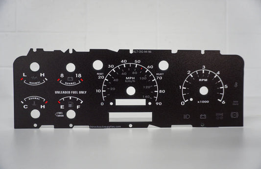 92-96 Cluster Faceplate Kit - XLT Original - Gas