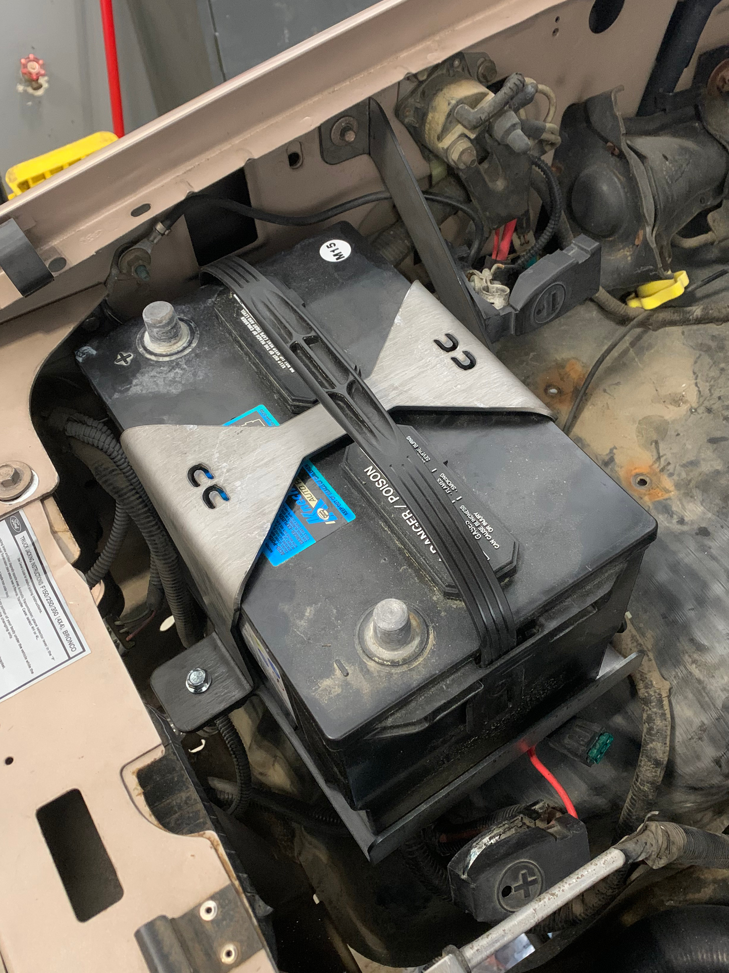 Carrick Customs Battery Tray - 1992-1997 Ford F250/F350