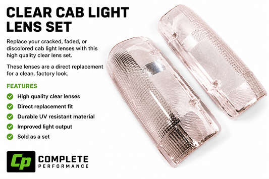 Complete Performance Clear Tail Lights - 1980-1997 Ford F-Series & Bronco