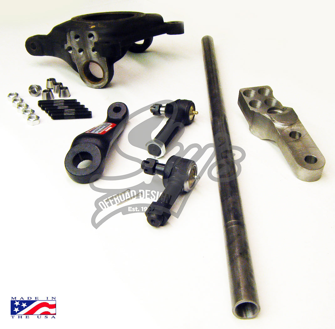 Dana 60 Ball Joint Crossover Steering Conversion - 1992-1997 Ford F-Series