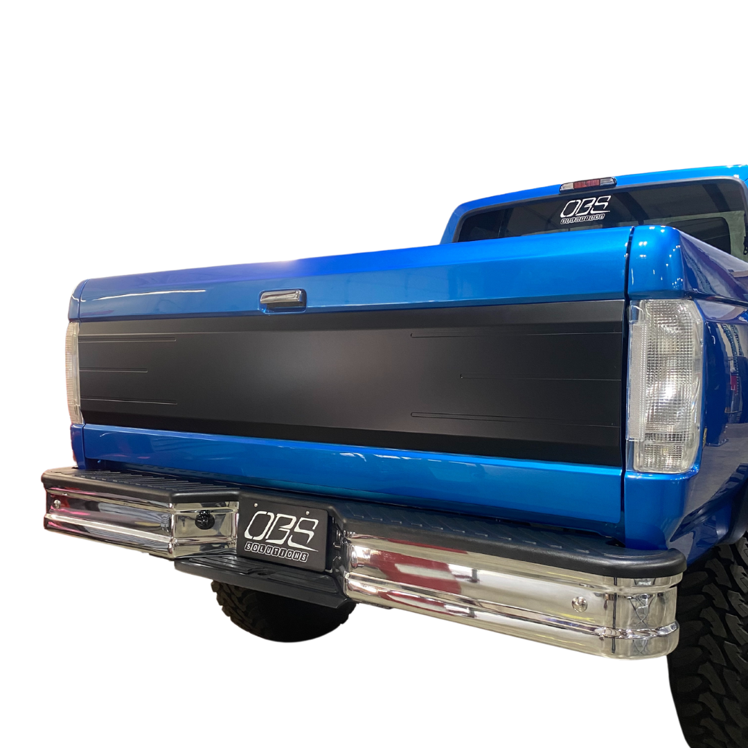 OBS Solutions Tailgate Panel with 3 Machined lines - 1987-1997 Ford F-Series