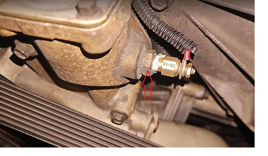 Marty's Coolant Temp Adapter Bushing for 1994-2003 7.3 - used for ECT sensor on Edge