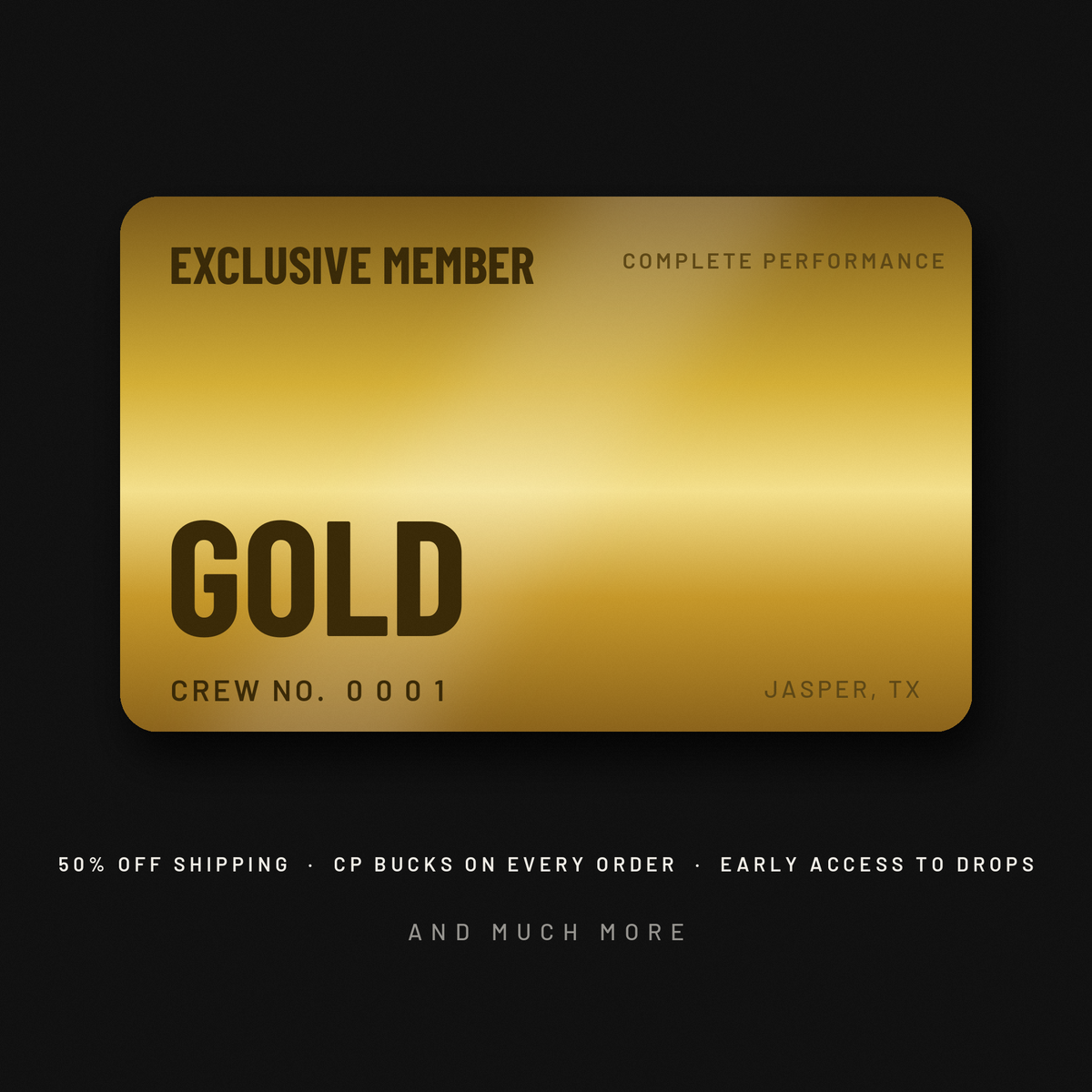 Gold Membership