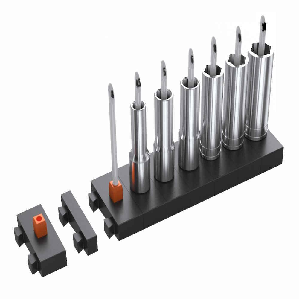Toolbox Widget 1/4" Socket Organizers