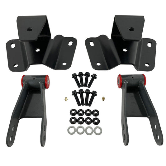 F100/F150 4″ Leaf Spring Hanger and Shackle Kit (1973-96)
