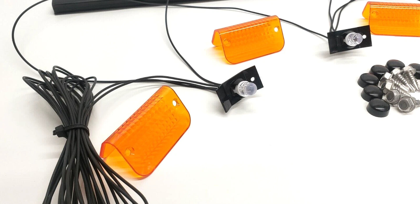 Lund Sun Visor Complete Install Kit: LED Wiring, Emblem, Hardware