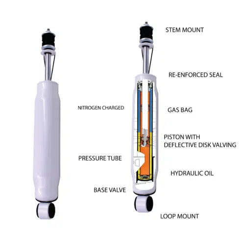 F-150 Rear Drop Shock – 5" Drop (1983–1996) | 19.5″ Loop/Loop SuperShock
