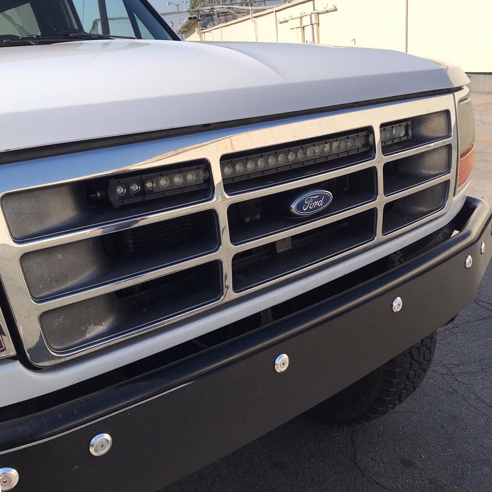 30" Single Row Light Bar Brackets (1992-1997) F-Series & Bronco