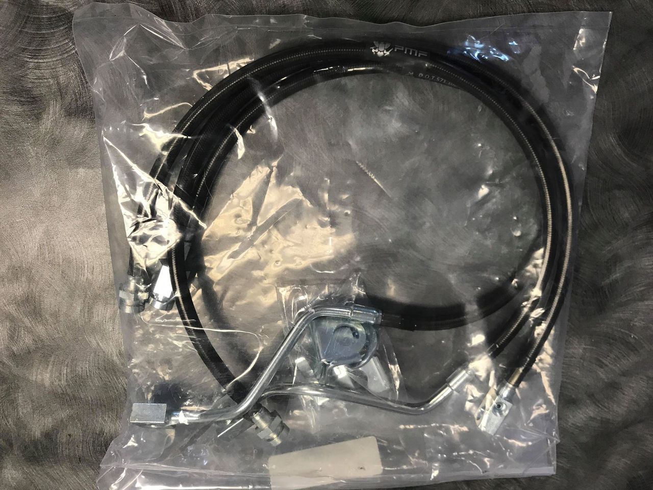 PMF Braided Stainless Steel Axle Conversion Brake Lines (1980-97 Ford F250/F350)