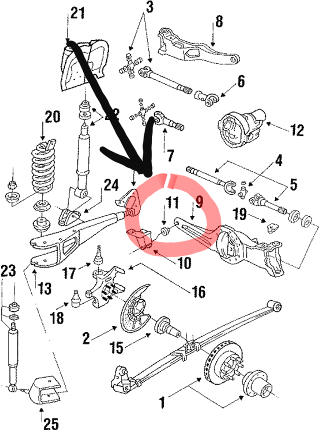 Front Axle Pivot Bushing - TTB