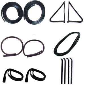 Precision Weatherstrip Kit w/o Chrome Trim (1980-1986)