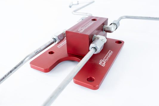 CNC Fabrication Valley Mount Fuel Line Kit - 1994-2003 Ford F-Series