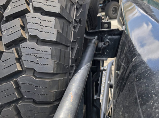 Ford Bronco Dropped Spare Tire Mount