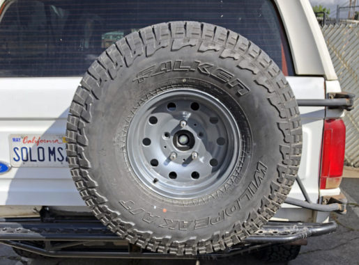 Ford Bronco Dropped Spare Tire Mount