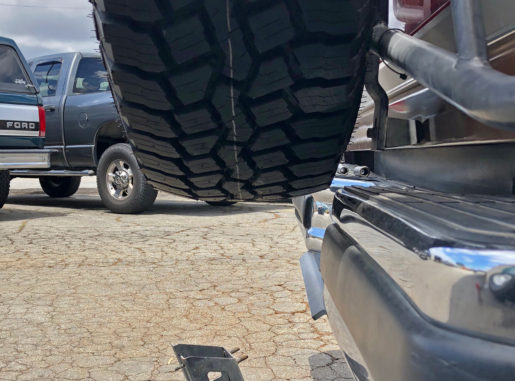 Ford Bronco Dropped Spare Tire Mount