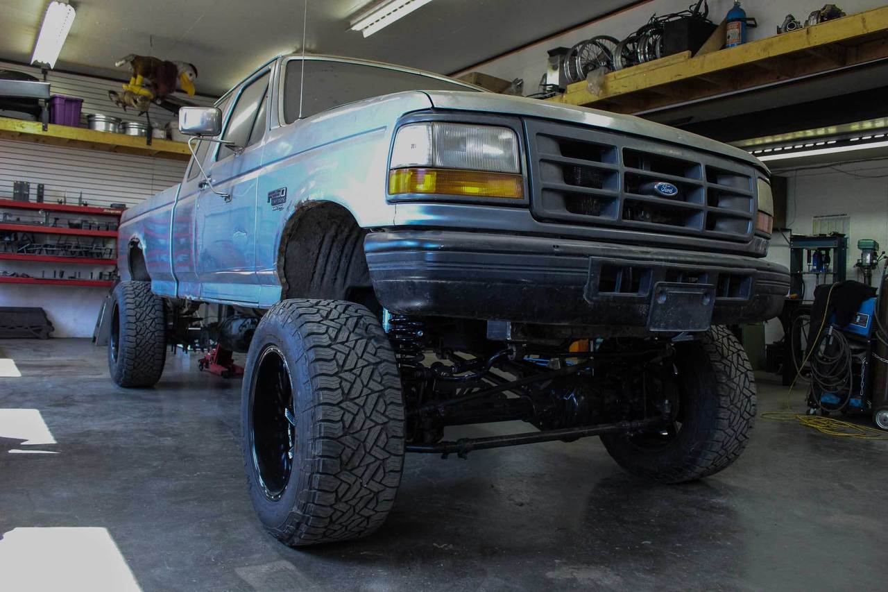 FORD OBS 4"-8" LONG ARM 4 LINK KIT (05+ SUPERDUTY SWAP)
