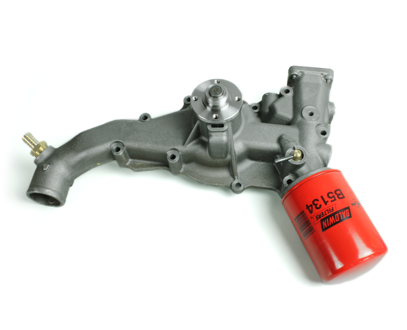 Dieselsite 1995.5 β 1997 Ford 7.3L Water Pump with Coolant Filter
