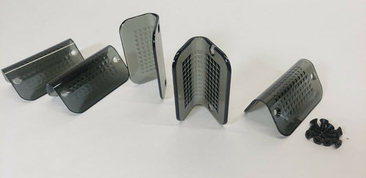 Complete Performance Lund Moon Sun Cab Visor Replacement Light Lenses - Smoked