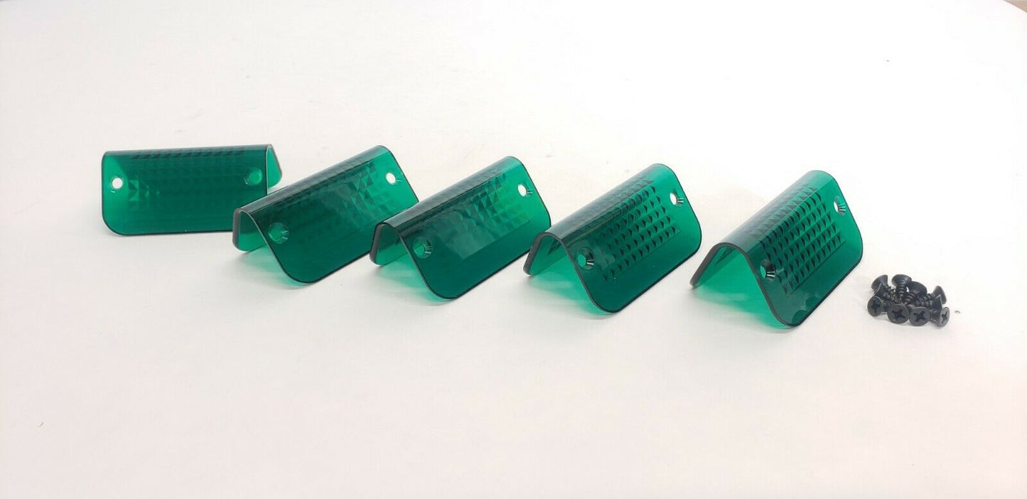 Complete Performance Lund Moon Sun Cab Visor Replacement Light Lenses - Green
