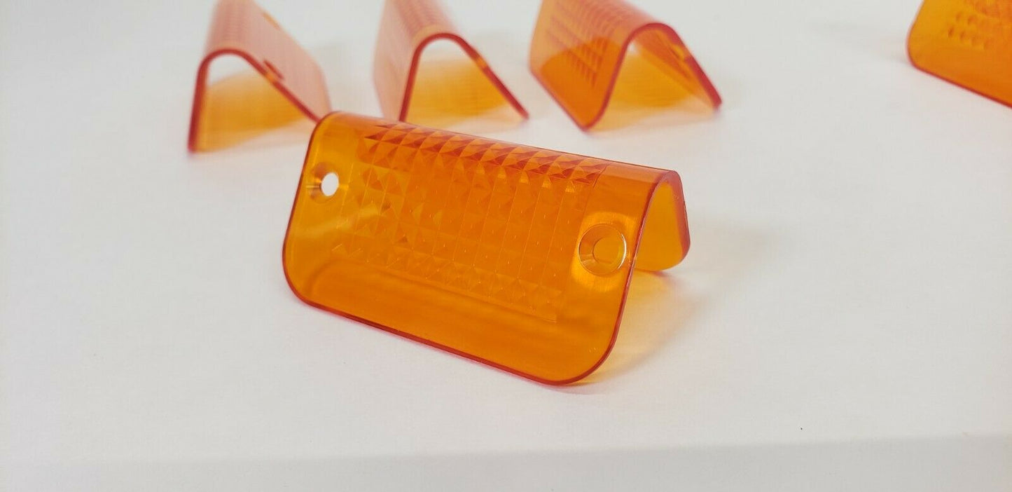 New Lund Moon Sun Cab Visor Replacement Light Lenses - Amber