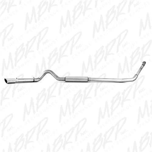 MBRP 4" Turbo Back, Single Side Exit, 1998-2003 Ford Powerstroke 7.3L, S6200AL