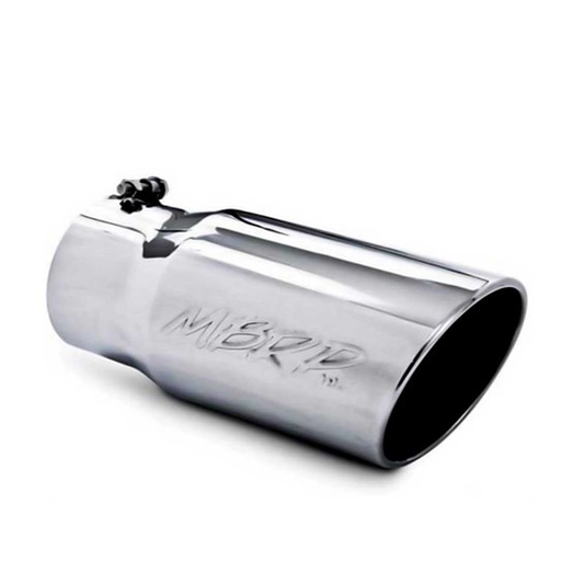 MBRP Tip - 5″ O.D. Angled Rolled End 4″ Inlet 12″ Length