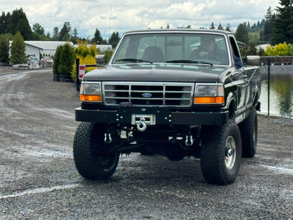 Engineered Vintage ‘GOAT' winch bumper - 1987-1997 Ford F-Series