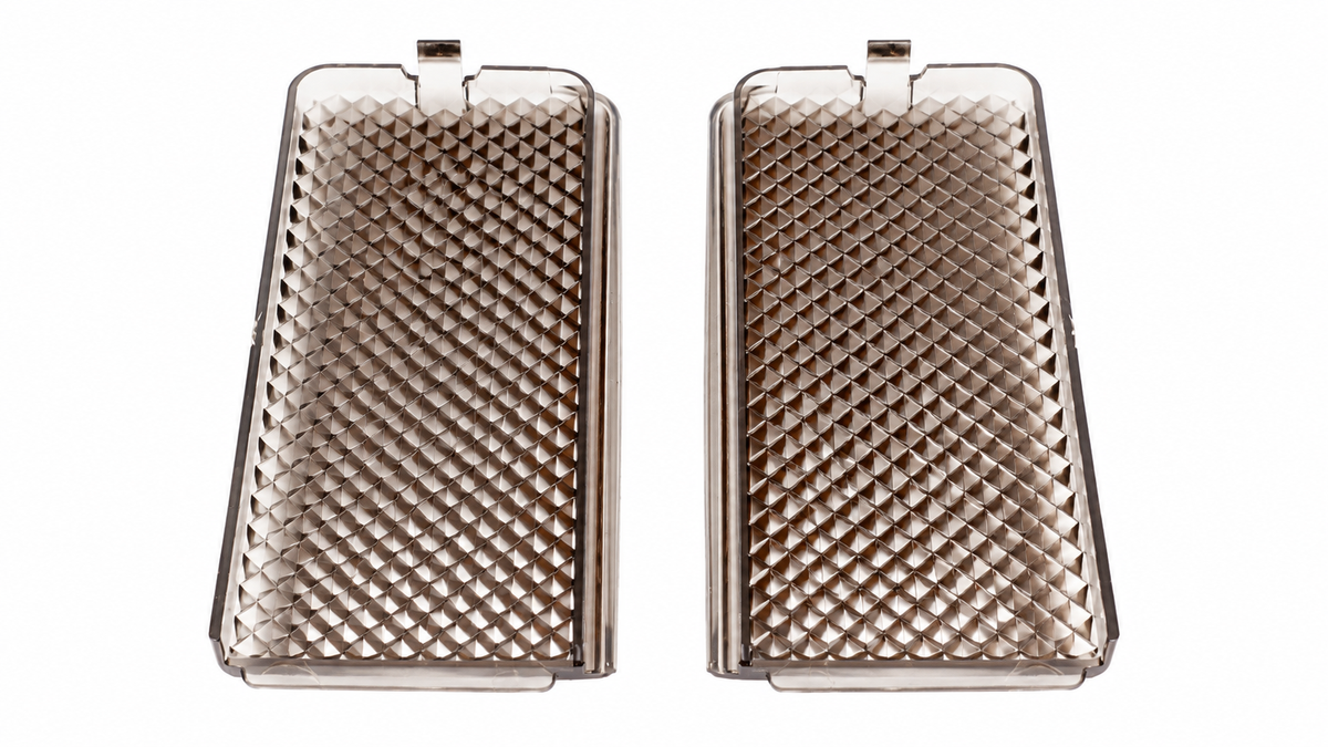 Complete Performance Door Lenses - Smoked - 1992-1997 Ford F-Series - BLEM