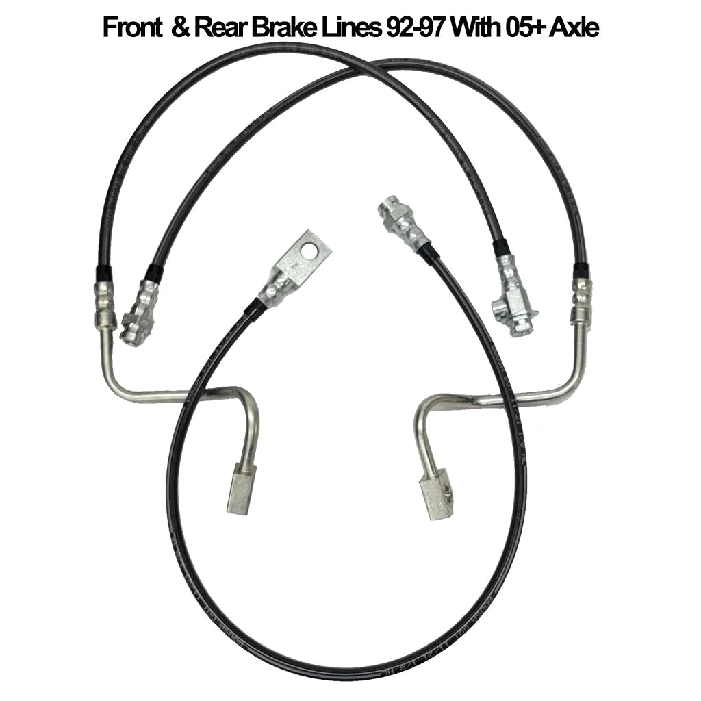 92-97 Ford Brake Lines - Extended, Super Duty Conversion