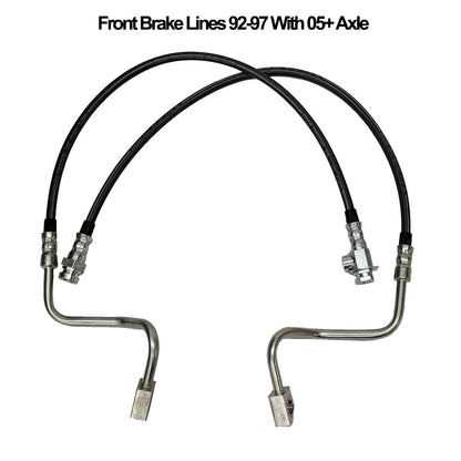 Ford Brake Lines - Extended, Super Duty Conversion - 1992-1997 Ford F-Series