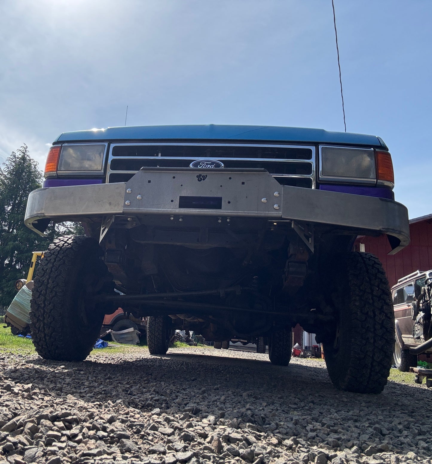 Engineered Vintage ‘GOAT' winch bumper - 1987-1997 Ford F-Series