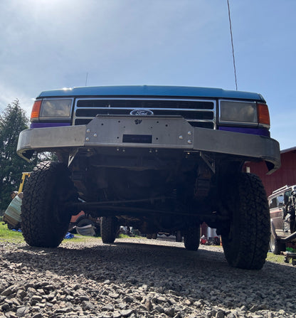 Engineered Vintage ‘GOAT' winch bumper - 1987-1997 Ford F-Series
