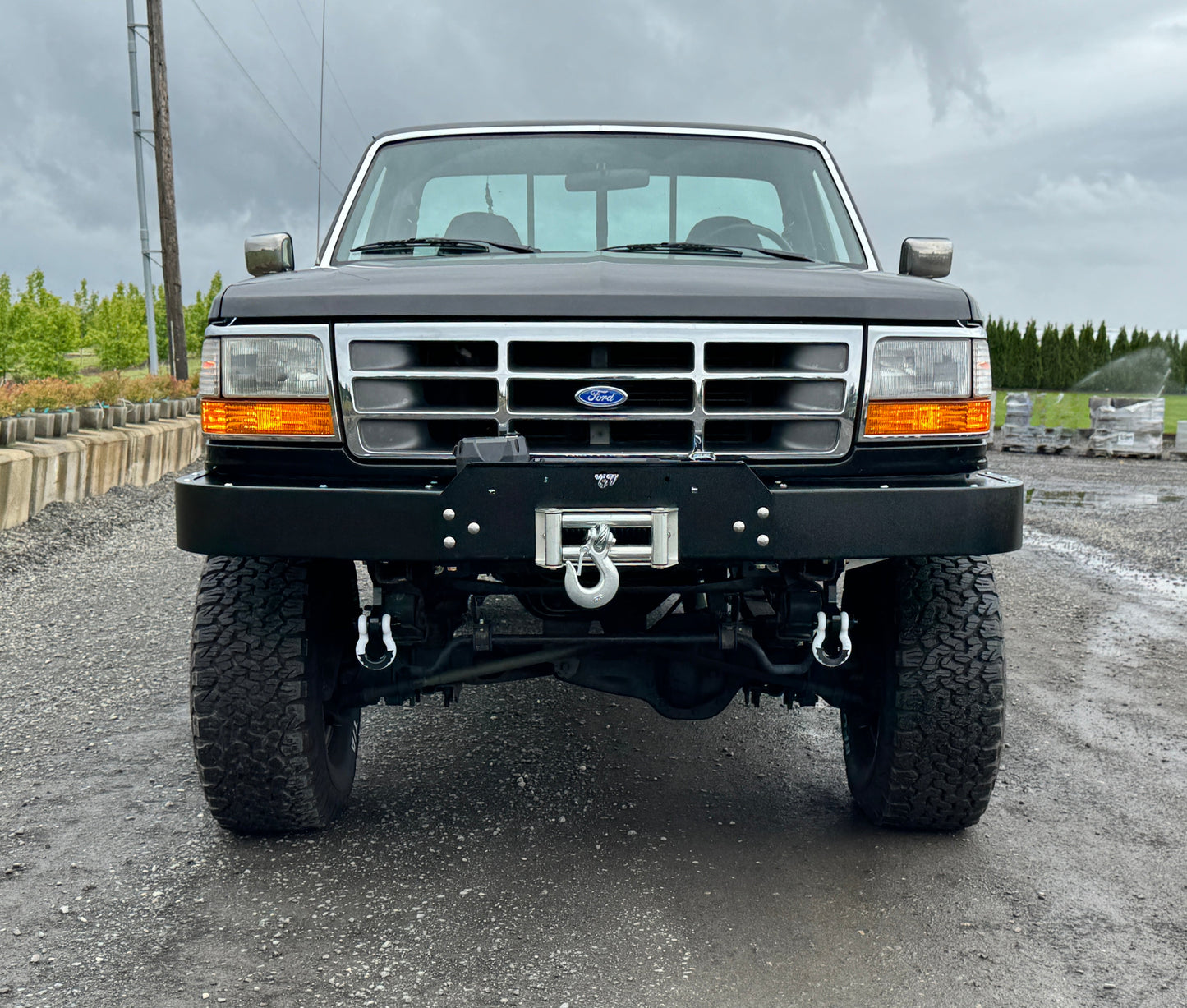 Engineered Vintage ‘GOAT' winch bumper - 1987-1997 Ford F-Series