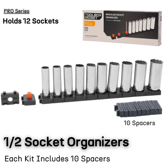 Toolbox Widget 1/2" Socket Organizers