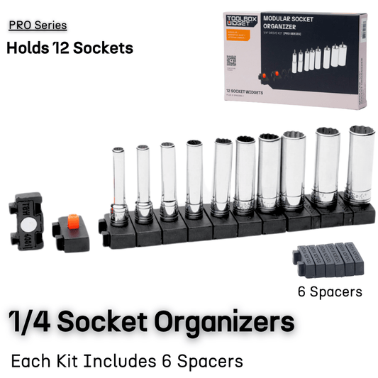 Toolbox Widget 1/4" Socket Organizers