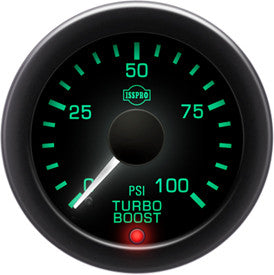 Isspro EV2 2 1/16" 0-100 psi Boost Gauge with Built-in Warning Light