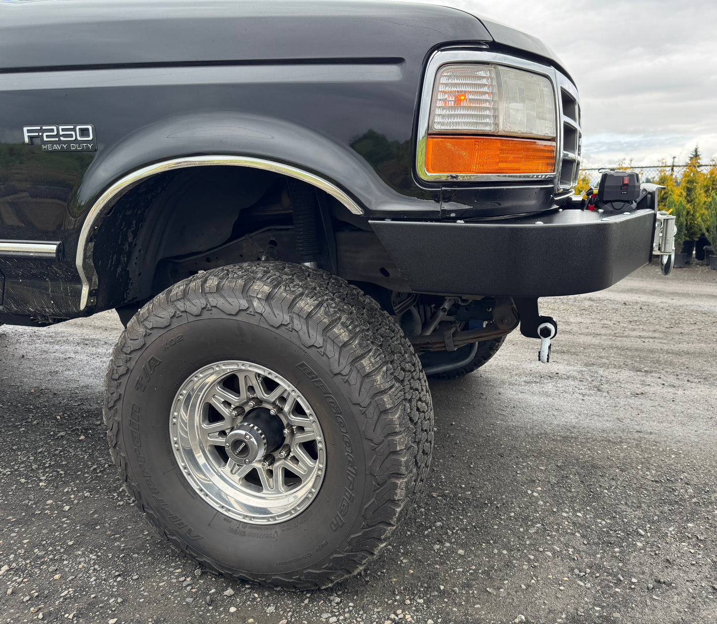 Engineered Vintage ‘GOAT' winch bumper - 1987-1997 Ford F-Series