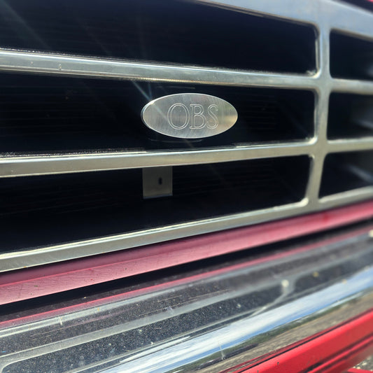Diesels and Dirtbags Billet Grille Emblem – 1992–1997 Ford F-Series