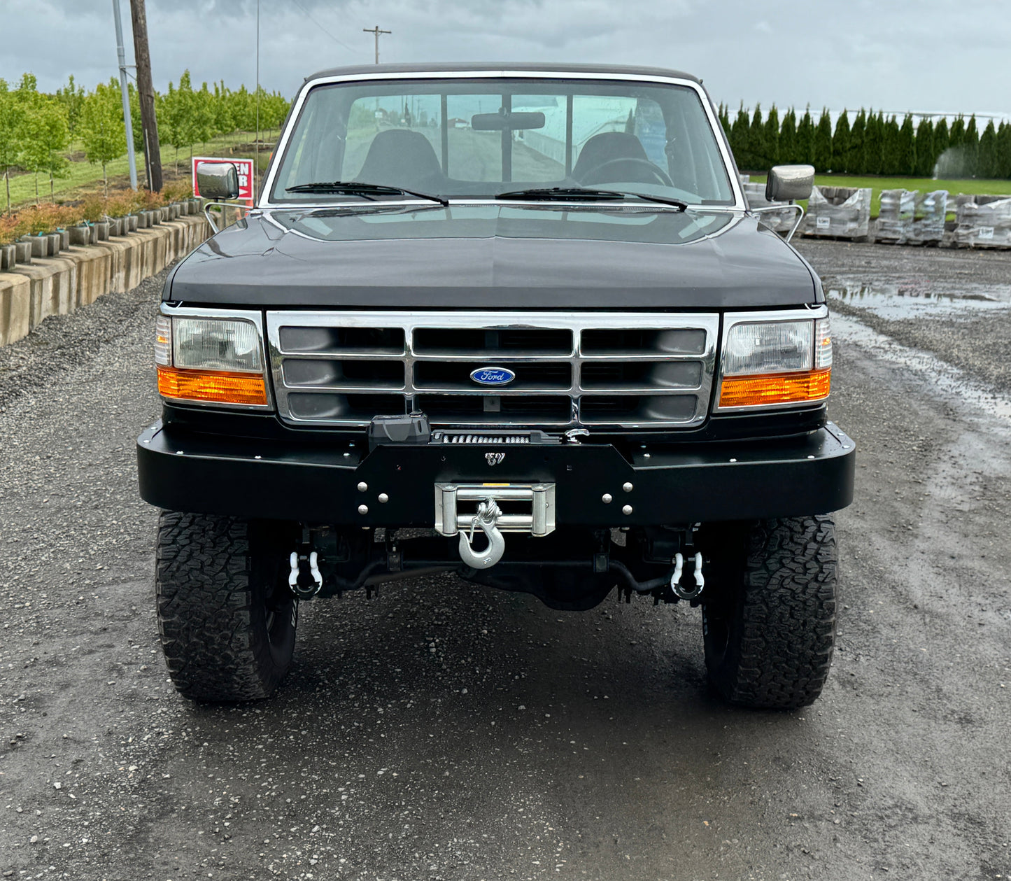 Engineered Vintage ‘GOAT' winch bumper - 1987-1997 Ford F-Series