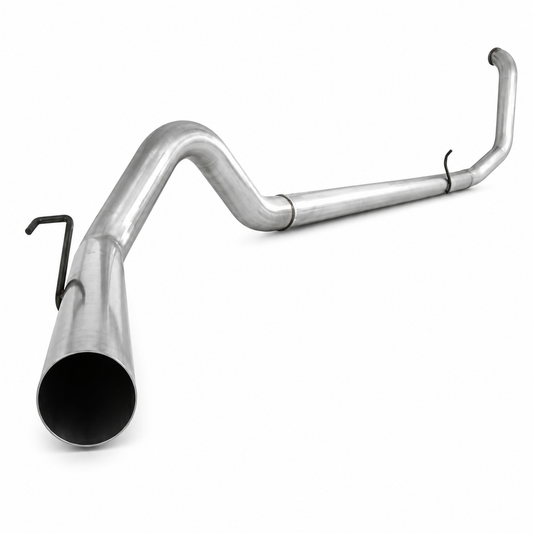 MBRP 4" Turbo Back, Single Side - No Muffler (1999-2003) Powerstroke